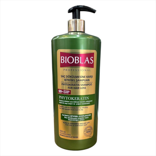 شامپو بیوبلاس فیتو کراتین PHYTOKERATIN ضد ریزش مو حجم 1000 میلی