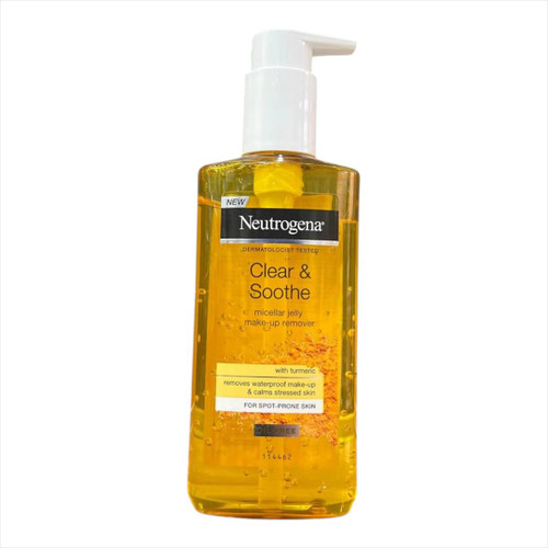 شوینده صورت نوتروژینا Clear & Soothe موئوسکلینزر ۲۰۰ میلیلیتر – آرامشبخش با زردچوبه